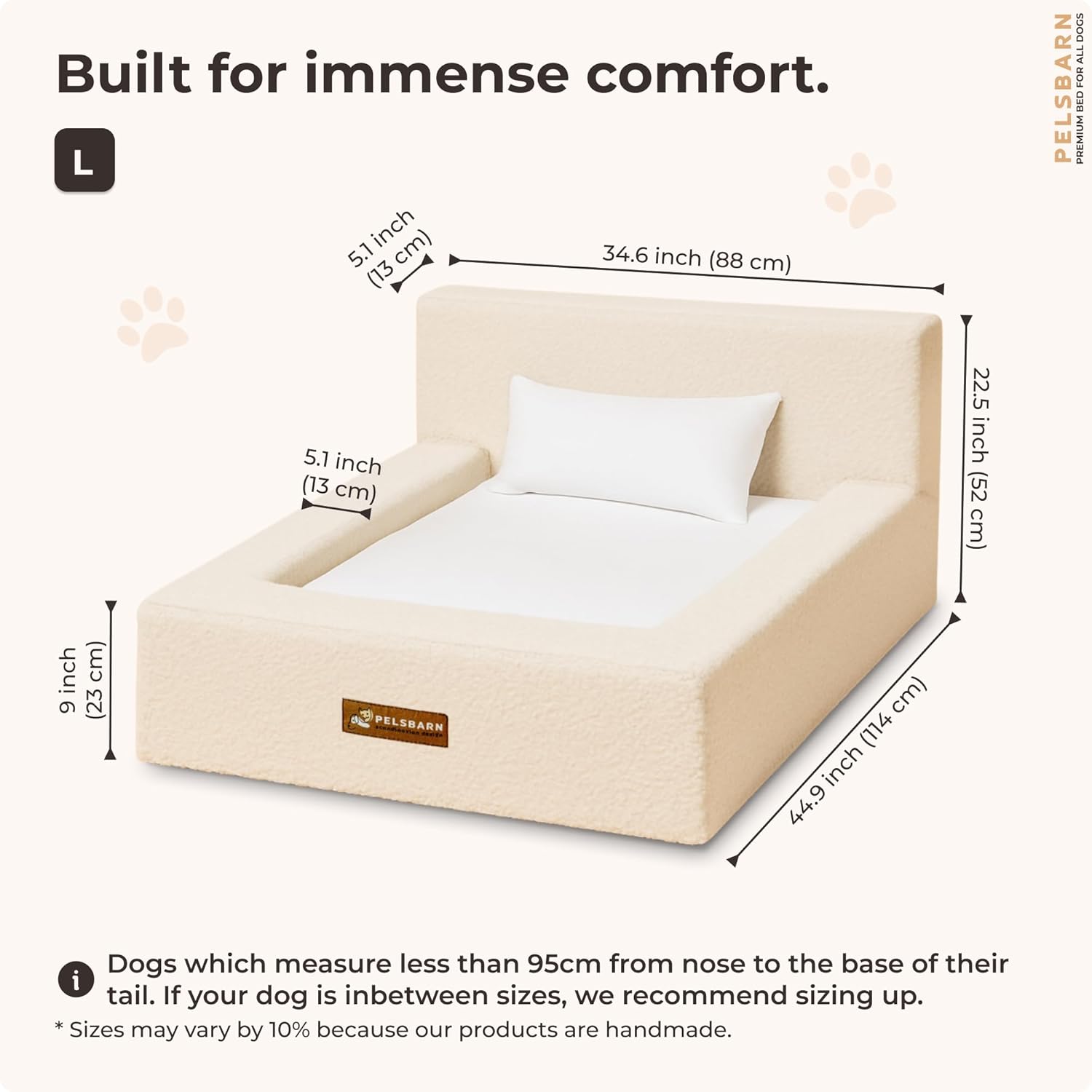 Pelsbarn orthaopedic bed